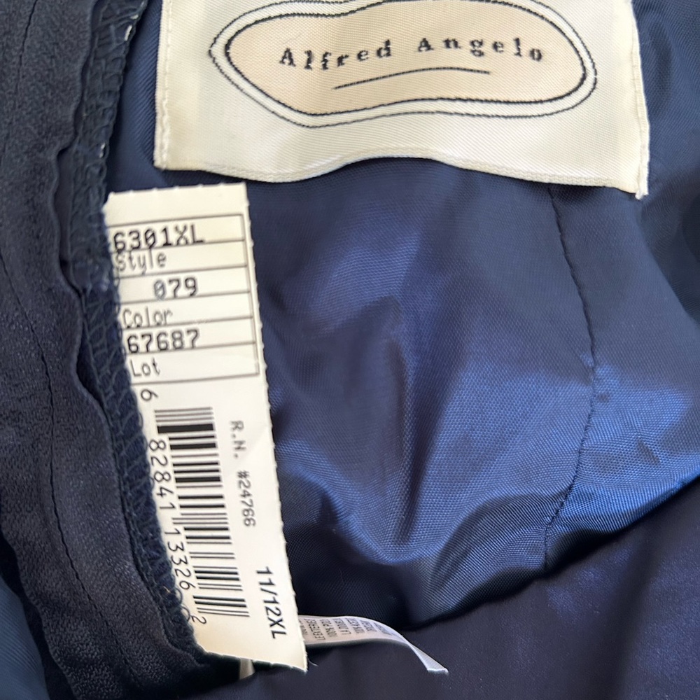 Alfred Angelo Midnight Blue Maxi Dress - Picture 3 of 12